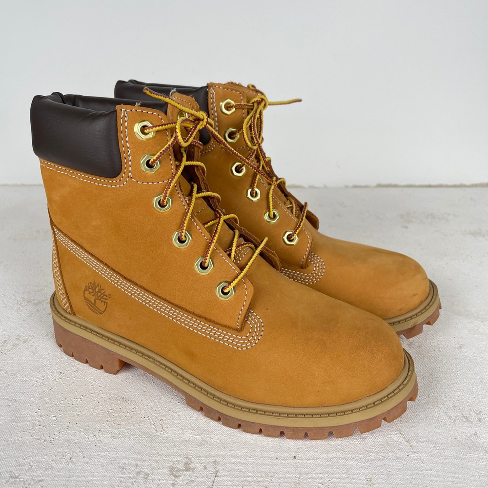 Timberland Boots Unisex 4M Wheat 6-Inch Premium Waterproof Insulated 12909